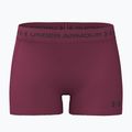 Pantaloncini da allenamento da donna Under Armour HeatGear Shorty claret/ox blood