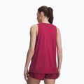 Maglia da allenamento donna Under Armour Tech Tank Solid claret/ox blood 2
