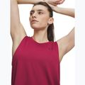 Maglia da allenamento donna Under Armour Tech Tank Solid claret/ox blood 3