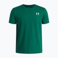 Maglietta per bambini Under Armour Sportstyle Left Chest campus ivy/white