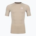Maglia training da uomo Under Armour HG Armour Comp timberwolf taupe/white