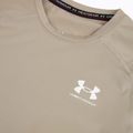 Maglia training da uomo Under Armour HG Armour Comp timberwolf taupe/white 3