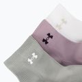 Calze da donna Under Armour Vanish 3 Pack mauve pink/titanium/purple echo 5