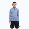 Felpa per bambini New Balance Athletics Quarter Zip Funnel blue gemstone