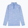 Felpa per bambini New Balance Athletics Quarter Zip Funnel blue gemstone 6