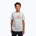 Maglietta per bambini New Balance Jersey Stacked Logo Tee athletic grey heather