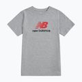 Maglietta per bambini New Balance Jersey Stacked Logo Tee athletic grey heather 6