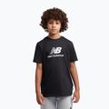 Set bambino New Balance Stacked Logo Tee & FT Short nb caviar 4