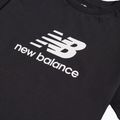 Set bambino New Balance Stacked Logo Tee & FT Short nb caviar 11