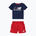 Set bambino New Balance Contrast Athletic Tee & Nylon Short nb navy