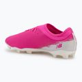 Scarpe da calcio per bambini New Balance Furon Team V8 FG pink heat/sea salt/gold metallic 3