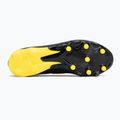 Scarpe da calcio per bambini New Balance Tekela Team V5 black 100/punch yellow/fire cracker 4