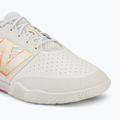 Scarpe da calcio New Balance Furon Pro V8 IN pink heat/sea salt/gold metallic 7