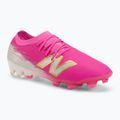 Scarpe da calcio New Balance Furon Elite V8 SG pink heat/sea salt/gold metallic
