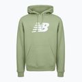 Felpa da uomo New Balance Core Brushed Hoodie oregano 6