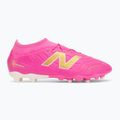 Scarpe da calcio per bambini New Balance Tekela Team V5 pink heat/metallic gold/pink satin 2