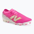 Scarpe da calcio New Balance Furon Team V8 FG pink heat/sea salt/gold metallic