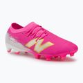 Scarpe da calcio New Balance Furon Pro V8 FG pink heat/sea salt/gold metallic