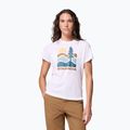 T-shirt da trekking donna Columbia Ruby Springs Graphic Fitted white/get hiked