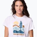 T-shirt da trekking donna Columbia Ruby Springs Graphic Fitted white/get hiked 5