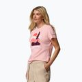 T-shirt da trekking da donna Columbia Ruby Springs Graphic Fitted pink sand/get hiked 4