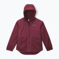 Giacca antipioggia per bambini Columbia Rainy Trails II Fleece rich wine
