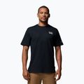 T-shirt da trekking uomo Columbia Explorers Canyon Back black/peaks and waves