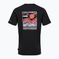 T-shirt da trekking uomo Columbia Explorers Canyon Back black/peaks and waves 2