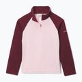 Felpa in pile per bambini Columbia Glacial Fleece satin pink/rich wine