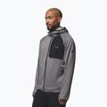 Felpa uomo Columbia Triple Canyon Grid Fleece Hooded Full Zip II city grey/black 4