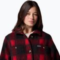 Camicia da donna Columbia Wildbest Venture Long Fleece Coat mountain red blurred ombre 5