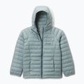 Giacca imbottita per bambini Columbia Powder Lite II Hooded crushed blue