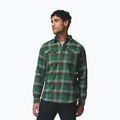Camicia da uomo Columbia Flare Gun Stretch Flannel Rain Forest Trails Edge Plaid 4