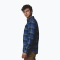 Camicia da uomo Columbia Flare Gun Stretch Flannel Mtn Blue Trails Edge Plaid 4