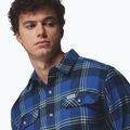 Camicia da uomo Columbia Flare Gun Stretch Flannel Mtn Blue Trails Edge Plaid 6