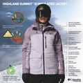 Giacca da sci da donna Columbia Highland Summit III Insulated lavender pearl/shale purple 13