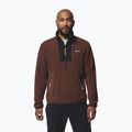 Felpa uomo Columbia Sequoia Grove Half Zip Fleece tobacco/black