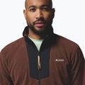 Felpa uomo Columbia Sequoia Grove Half Zip Fleece tobacco/black 5