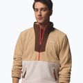 Felpa uomo Columbia Sequoia Grove Half Zip Fleece canoe/dark stone/tobacco 5