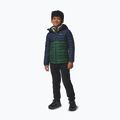 Giacca da bambino Columbia Powder Lite II Hooded rain forest/collegiate navy 2