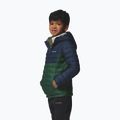 Giacca da bambino Columbia Powder Lite II Hooded rain forest/collegiate navy 4