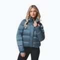 Piumino da donna Columbia Amaze Puff Hooded everblue high shine