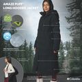 Piumino lungo donna Columbia Amaze Puff Long Hooded black 19