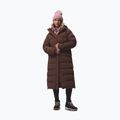 Piumino da donna Columbia Amaze Puff Long Hooded tobacco