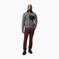 Felpa in pile da uomo Columbia Fast Trek Overlay Full Zip city grey/black 2