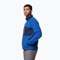 Felpa in pile da uomo Columbia Fast Trek Overlay Full Zip mt blue/coll navy 4