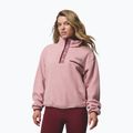 Pile donna Columbia Helvetia II Cropped Half Snap Fleece eraser pink/fig/rich wine