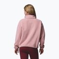 Pile donna Columbia Helvetia II Cropped Half Snap Fleece eraser pink/fig/rich wine 3