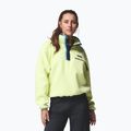 Pile donna Columbia Helvetia II Cropped Half Snap Fleece citron haze/black/compass blue 6