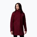 Giacca in pile da donna Columbia Panorama Long rich wine